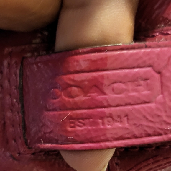 SALE Alert***Vintage Signature Stitch Frame Coach Carry All w/ kiss lock  F15658 - Picture 6 of 16